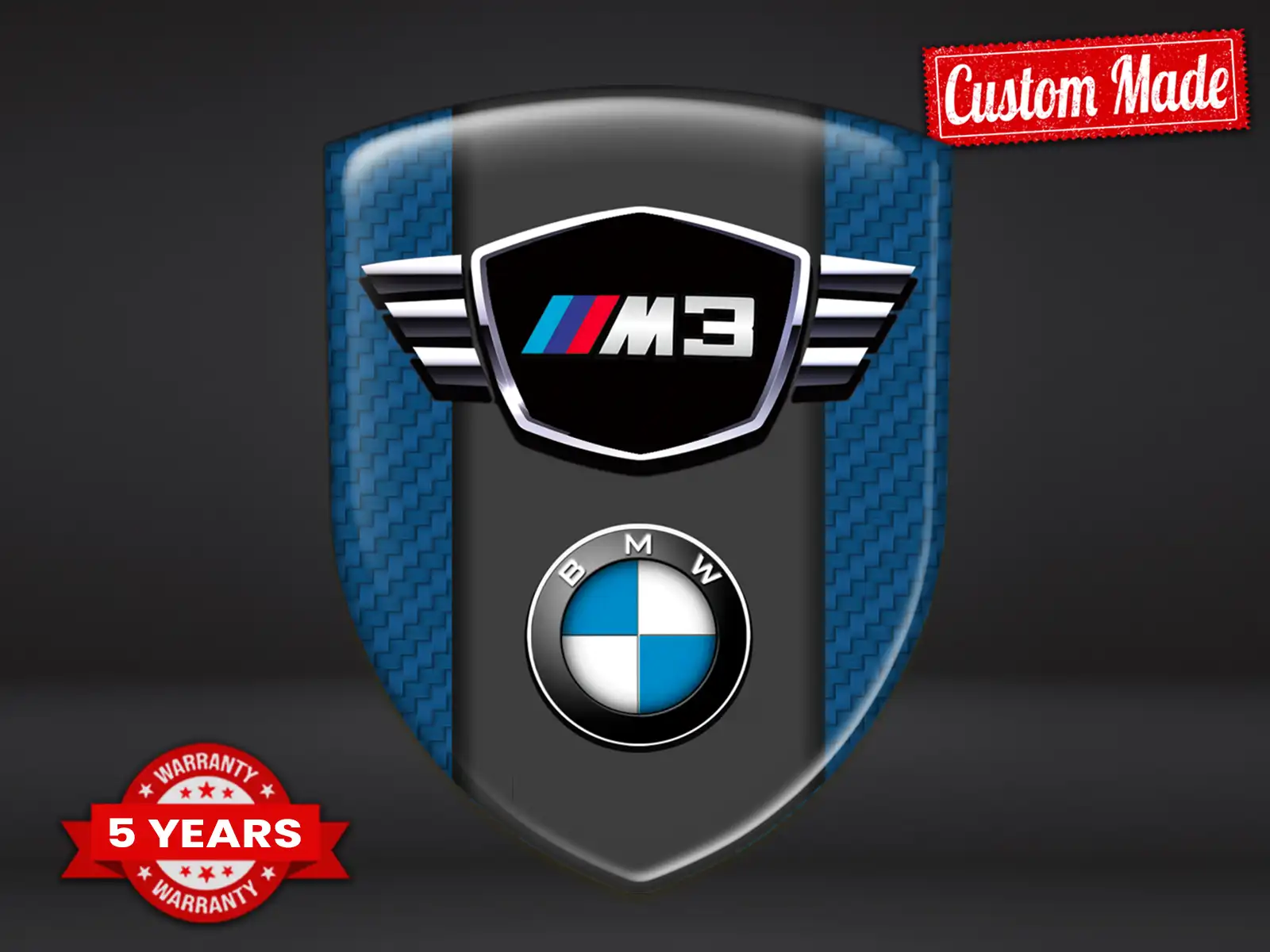 BMW Silikonsticker Auto Edition Hochwertig Anpassbar